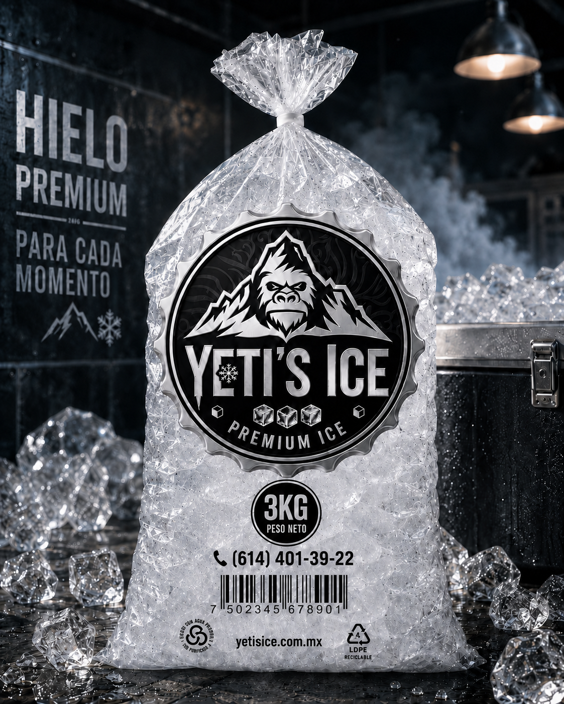 Bolsa de Hielo 3Kg