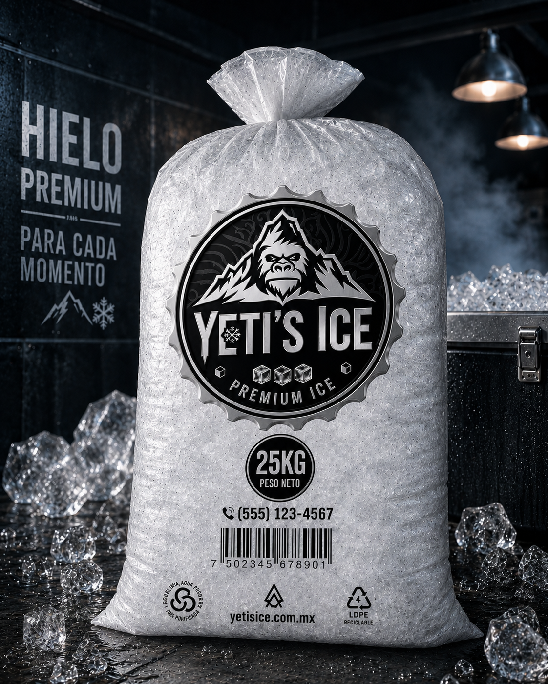Costal de Hielo 25 Kg